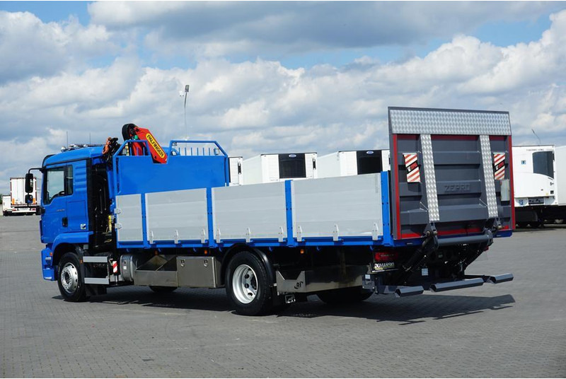 MAN TGM / 18.290 / SKRZYNIOWY + HDS + WINDA / PALFINGER PK 12002 / - Truk flatbed, Truk derek: gambar 5 MAN TGM / 18.290 / SKRZYNIOWY + HDS + WINDA / PALFINGER PK 12002 / - Truk flatbed, Truk derek: gambar 5