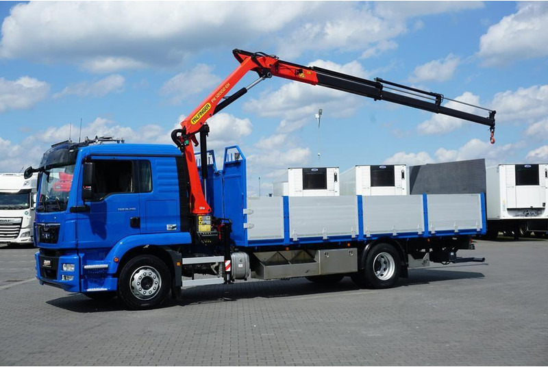 MAN TGM / 18.290 / SKRZYNIOWY + HDS + WINDA / PALFINGER PK 12002 / - Truk flatbed, Truk derek: gambar 3 MAN TGM / 18.290 / SKRZYNIOWY + HDS + WINDA / PALFINGER PK 12002 / - Truk flatbed, Truk derek: gambar 3