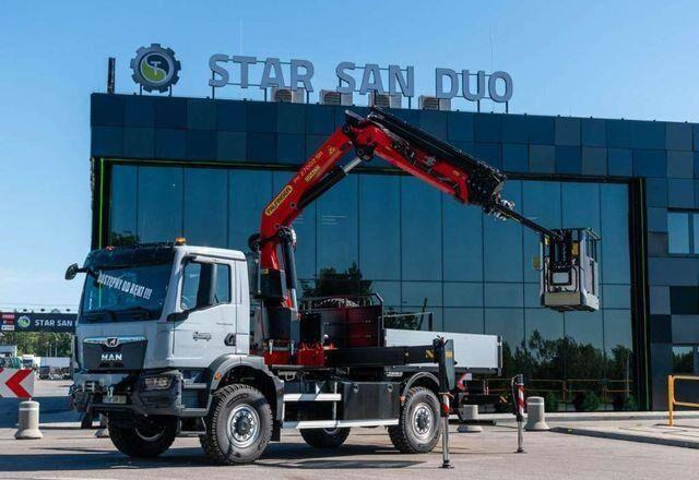 MAN TGM 18.320 4x4 PALFINGER PK 27002 Basket NEW ! - Truk flatbed, Truk derek: gambar 3 MAN TGM 18.320 4x4 PALFINGER PK 27002 Basket NEW ! - Truk flatbed, Truk derek: gambar 3