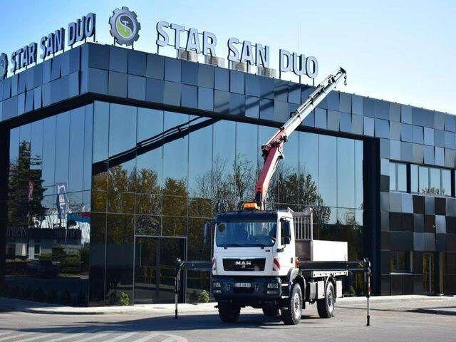 MAN TGM 18.340 4x4 PALFINGER PK 18002 CRANE WINCH - Truk flatbed, Truk derek: gambar 4 MAN TGM 18.340 4x4 PALFINGER PK 18002 CRANE WINCH - Truk flatbed, Truk derek: gambar 4