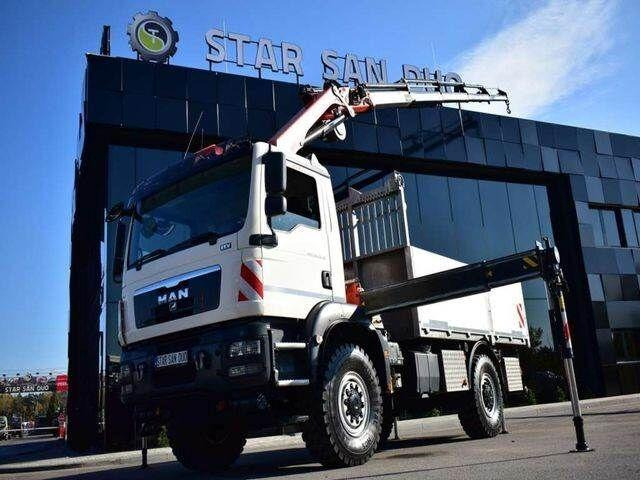 MAN TGM 18.340 4x4 PALFINGER PK 18002 CRANE WINCH - Truk flatbed, Truk derek: gambar 5 MAN TGM 18.340 4x4 PALFINGER PK 18002 CRANE WINCH - Truk flatbed, Truk derek: gambar 5