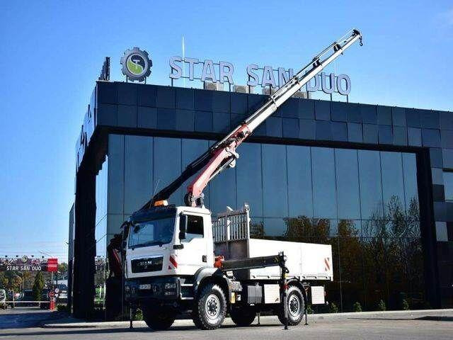 MAN TGM 18.340 4x4 PALFINGER PK 18002 CRANE WINCH - Truk flatbed, Truk derek: gambar 1 MAN TGM 18.340 4x4 PALFINGER PK 18002 CRANE WINCH - Truk flatbed, Truk derek: gambar 1