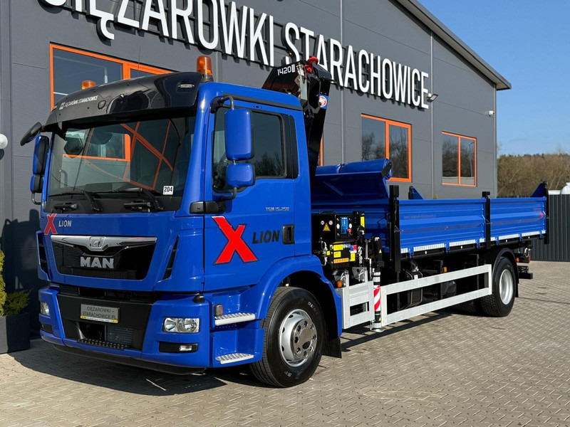MAN TGM TGL 15.250 / E6 / wywrotka 3-S + HMF żuraw z pilotem / H - Truk jungkit, Truk derek: gambar 4 MAN TGM TGL 15.250 / E6 / wywrotka 3-S + HMF żuraw z pilotem / H - Truk jungkit, Truk derek: gambar 4