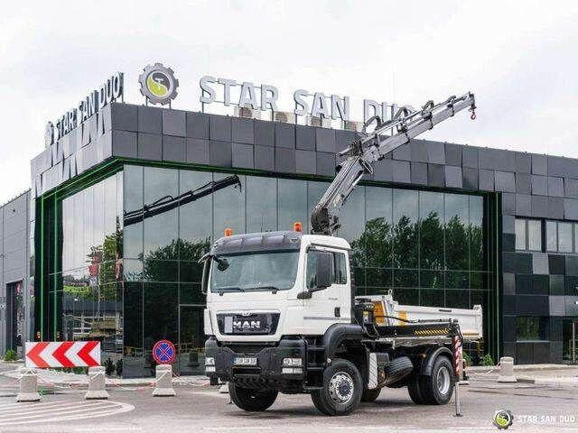 MAN TGS 18.360 4x4 HIAB 144 E-4 Crane Kipper - Truk jungkit, Truk derek: gambar 3 MAN TGS 18.360 4x4 HIAB 144 E-4 Crane Kipper - Truk jungkit, Truk derek: gambar 3
