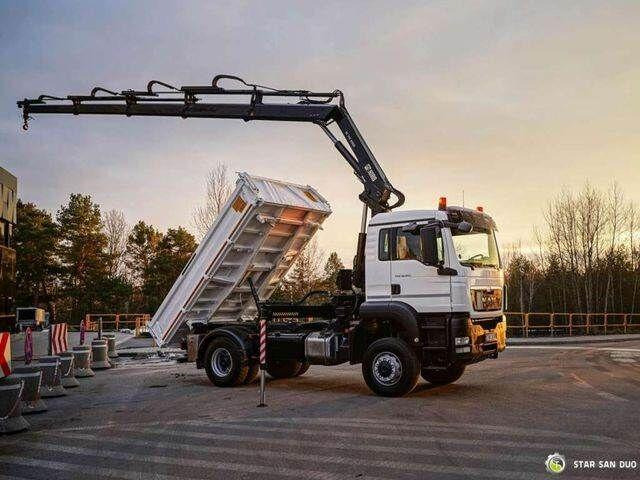 MAN TGS 18.360 4x4 HIAB 144 E-4 Crane Kipper - Truk jungkit, Truk derek: gambar 3 MAN TGS 18.360 4x4 HIAB 144 E-4 Crane Kipper - Truk jungkit, Truk derek: gambar 3