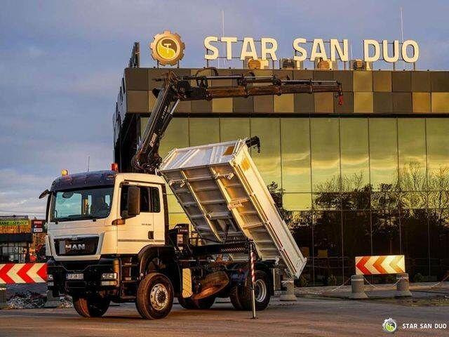 MAN TGS 18.360 4x4 HIAB 144 E-4 Crane Kipper - Truk jungkit, Truk derek: gambar 4 MAN TGS 18.360 4x4 HIAB 144 E-4 Crane Kipper - Truk jungkit, Truk derek: gambar 4