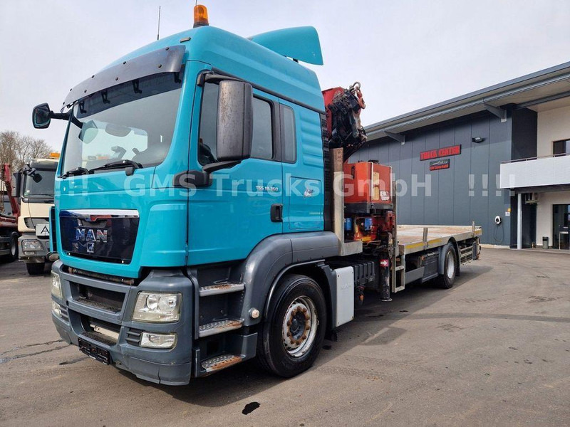 MAN TGS 18.360 Platform Crane HMF 2820 - Truk flatbed, Truk derek: gambar 2 MAN TGS 18.360 Platform Crane HMF 2820 - Truk flatbed, Truk derek: gambar 2