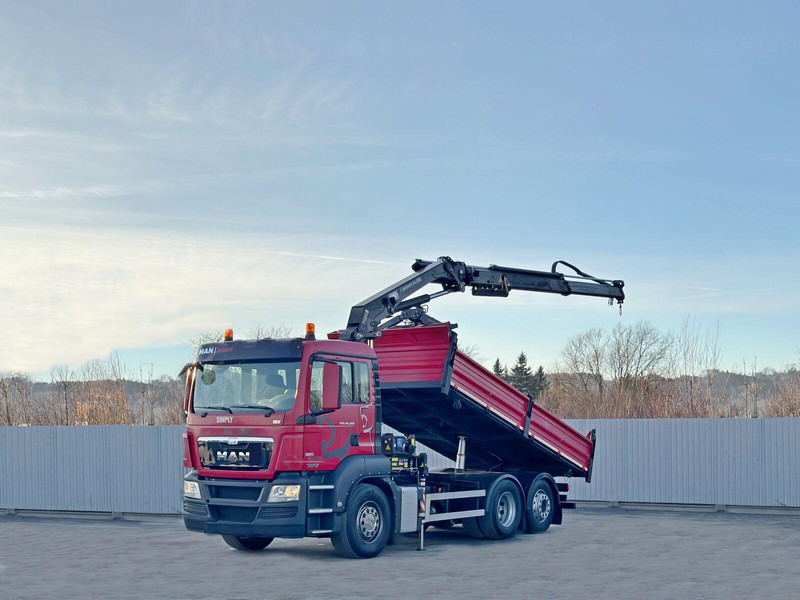 MAN TGS 26.360 Kipper 5,15m*HMF 1420 K2 + FUNK/6x2 - Truk jungkit, Truk derek: gambar 2 MAN TGS 26.360 Kipper 5,15m*HMF 1420 K2 + FUNK/6x2 - Truk jungkit, Truk derek: gambar 2