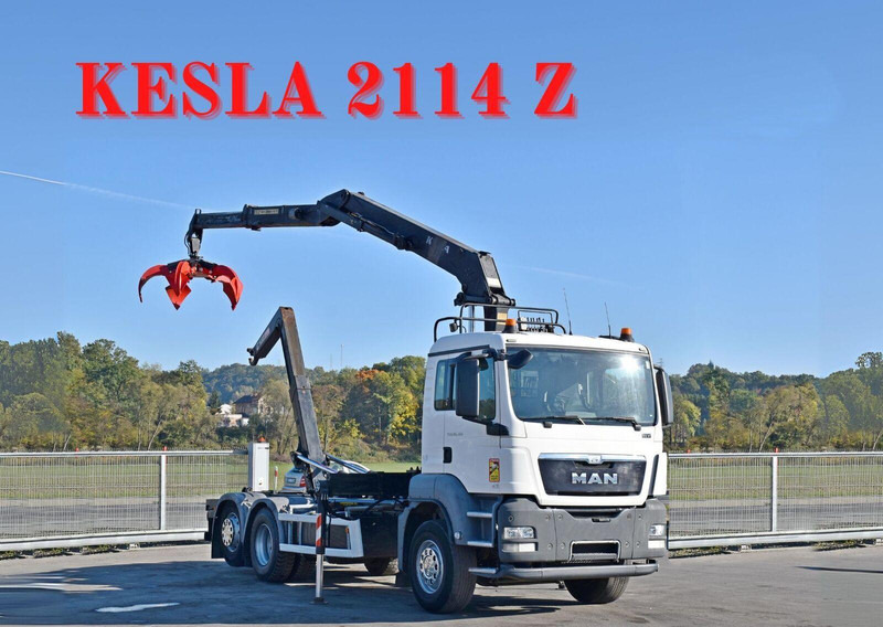 MAN TGS 26.360 - Hook lift, Truk derek: gambar 1 MAN TGS 26.360 - Hook lift, Truk derek: gambar 1
