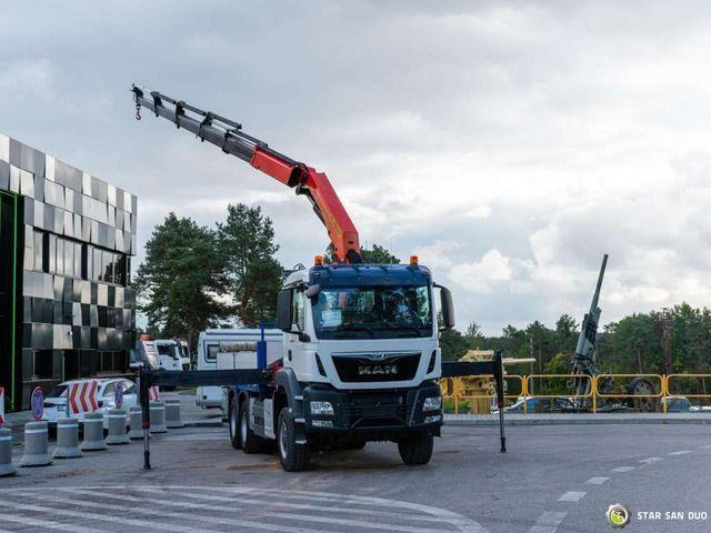 MAN TGS 26.400 6x6 PALFINGER PK 33002 EH Crane Kran - Truk flatbed, Truk derek: gambar 3 MAN TGS 26.400 6x6 PALFINGER PK 33002 EH Crane Kran - Truk flatbed, Truk derek: gambar 3