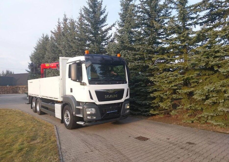 MAN TGS 26.400 Crane Palfinger PK 23001L - Truk flatbed, Truk derek: gambar 2 MAN TGS 26.400 Crane Palfinger PK 23001L - Truk flatbed, Truk derek: gambar 2
