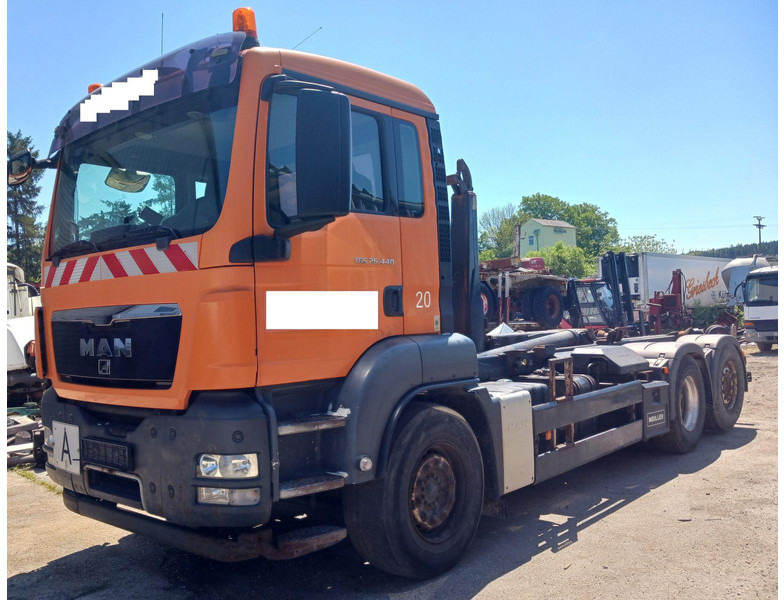 MAN TGS 26.440 Meiller RK2065, EURO5, GERMAN - Truk flatbed, Truk derek: gambar 1 MAN TGS 26.440 Meiller RK2065, EURO5, GERMAN - Truk flatbed, Truk derek: gambar 1