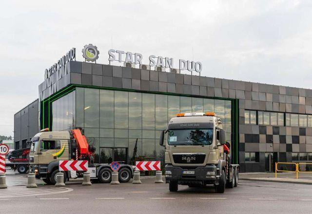 Truk flatbed, Truk derek MAN TGS 26.480 6x6 PALFINGER PK 34002 SH Crane Winc: gambar 12 Truk flatbed, Truk derek MAN TGS 26.480 6x6 PALFINGER PK 34002 SH Crane Winc: gambar 12