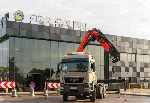 MAN TGS 26.480 6x6 PALFINGER PK 34002 SH Crane Winc - Truk flatbed, Truk derek: gambar 4 MAN TGS 26.480 6x6 PALFINGER PK 34002 SH Crane Winc - Truk flatbed, Truk derek: gambar 4