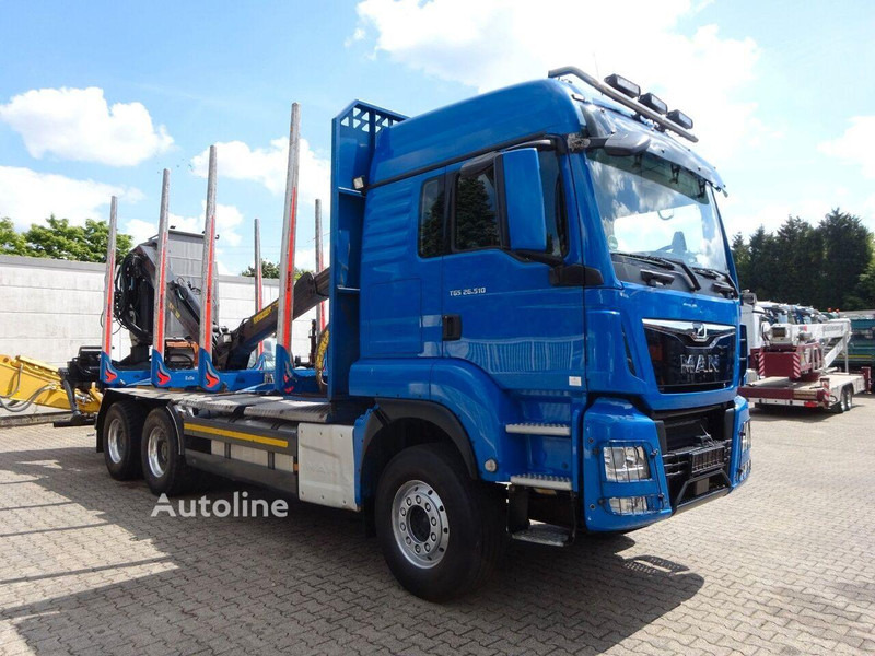 MAN TGS 26.510 - Timber truck+crane - Truk logging, Truk derek: gambar 4 MAN TGS 26.510 - Timber truck+crane - Truk logging, Truk derek: gambar 4