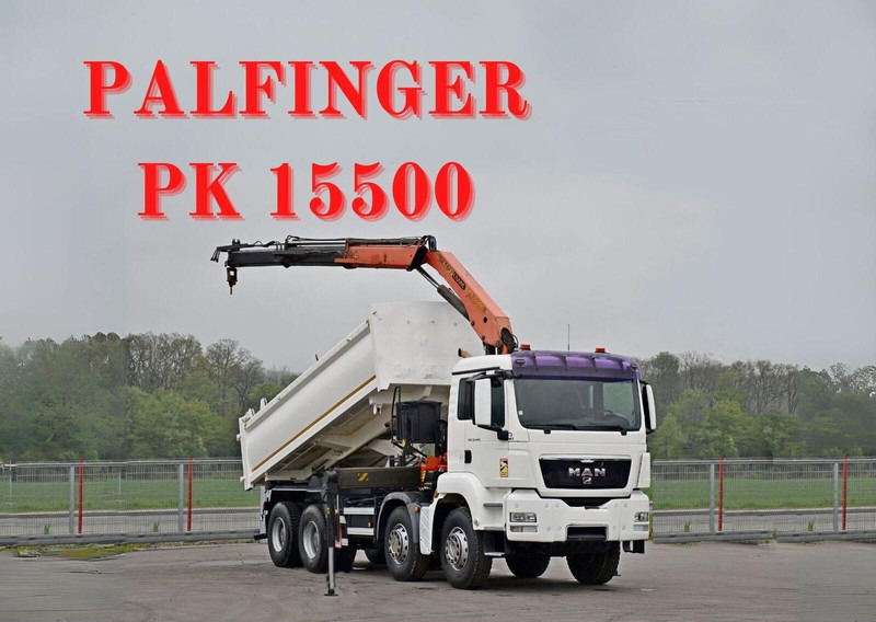 MAN TGS 35.440 * KIPPER 5,80m + KRAN * TOPZUSTAND - Truk jungkit, Truk derek: gambar 1 MAN TGS 35.440 * KIPPER 5,80m + KRAN * TOPZUSTAND - Truk jungkit, Truk derek: gambar 1