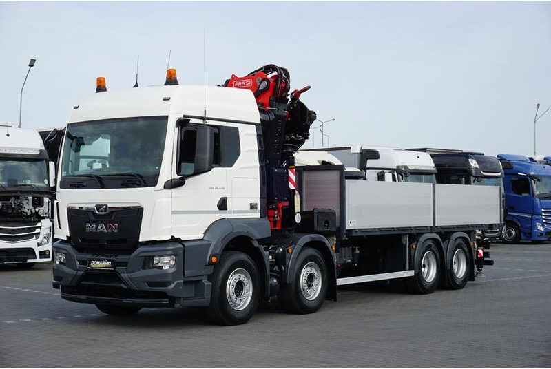 MAN TGS / 35.470 / E 6 / SKRZYNIOWY + HDS / FASSI F 545 / ŁAD. 13 10 - Truk flatbed, Truk derek: gambar 3 MAN TGS / 35.470 / E 6 / SKRZYNIOWY + HDS / FASSI F 545 / ŁAD. 13 10 - Truk flatbed, Truk derek: gambar 3