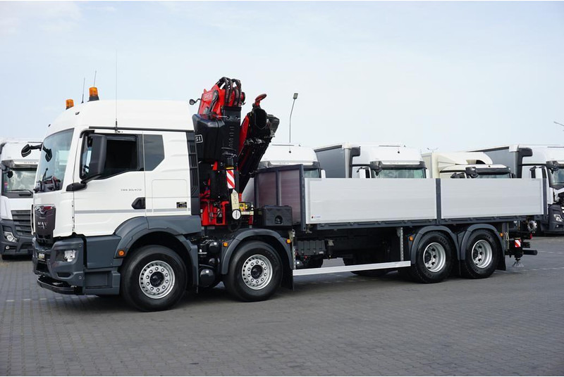 MAN TGS / 35.470 / E 6 / SKRZYNIOWY + HDS / FASSI F 545 / ŁAD. 13 10 - Truk flatbed, Truk derek: gambar 5 MAN TGS / 35.470 / E 6 / SKRZYNIOWY + HDS / FASSI F 545 / ŁAD. 13 10 - Truk flatbed, Truk derek: gambar 5