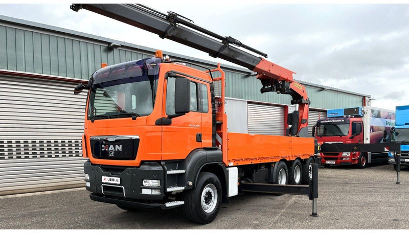 MAN TGS 35.480 8x4 Crane Palfinger PK 50002EH - Truk flatbed, Truk derek: gambar 1 MAN TGS 35.480 8x4 Crane Palfinger PK 50002EH - Truk flatbed, Truk derek: gambar 1