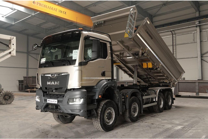 MAN TGS 41.480 / 8X8 / WYWROTKA 3 STRONNA / BORDMATIC / KH KIPPER / - Truk jungkit: gambar 1 MAN TGS 41.480 / 8X8 / WYWROTKA 3 STRONNA / BORDMATIC / KH KIPPER / - Truk jungkit: gambar 1