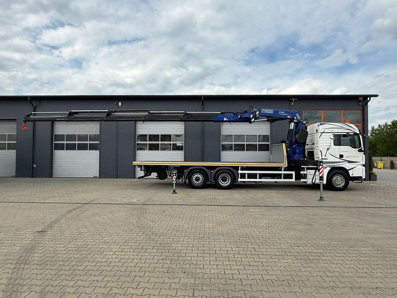 MAN TGS TGX 26.400 // E6 // 6x2 // platforma + FASSI F455RA.2.25 // - Truk flatbed, Truk derek: gambar 2 MAN TGS TGX 26.400 // E6 // 6x2 // platforma + FASSI F455RA.2.25 // - Truk flatbed, Truk derek: gambar 2
