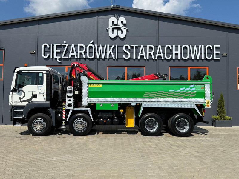 MAN TGS TGX 35.400 // 8x4 // E5 // wywrotka kiper + HDS z czerpakiem - Truk jungkit, Truk derek: gambar 3 MAN TGS TGX 35.400 // 8x4 // E5 // wywrotka kiper + HDS z czerpakiem - Truk jungkit, Truk derek: gambar 3