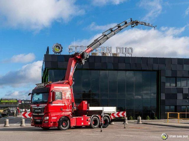 MAN TGX 28.500 6x2 HMF 5020K-RC Fly Jib Crane - Truk flatbed, Truk derek: gambar 2 MAN TGX 28.500 6x2 HMF 5020K-RC Fly Jib Crane - Truk flatbed, Truk derek: gambar 2