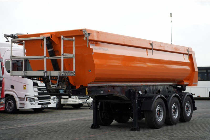 Meiller KIPPER WYWROTKA 26 m3 / STALOWA / RYNNA WANNA HP / OŚ PODNOSZON - Semi-trailer jungkit: gambar 2 Meiller KIPPER WYWROTKA 26 m3 / STALOWA / RYNNA WANNA HP / OŚ PODNOSZON - Semi-trailer jungkit: gambar 2