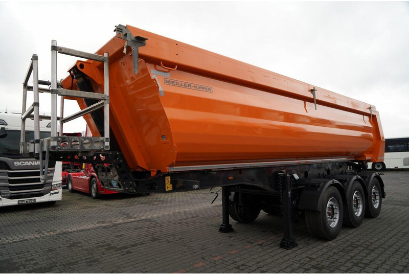 Meiller KIPPER WYWROTKA 26 m3 / STALOWA / RYNNA WANNA HP / OŚ PODNOSZON - Semi-trailer jungkit: gambar 1 Meiller KIPPER WYWROTKA 26 m3 / STALOWA / RYNNA WANNA HP / OŚ PODNOSZON - Semi-trailer jungkit: gambar 1