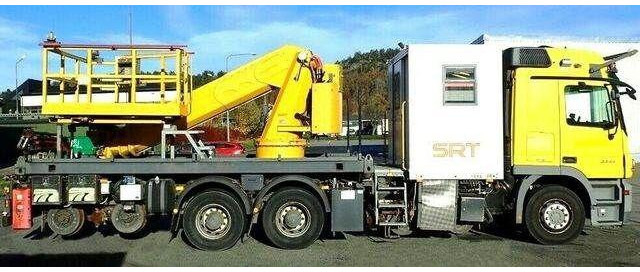 Mercedes-Benz 3344 SRT SCHÖRLING Road Rail Railway Zweiweg - Platform udara yang dipasang di truk: gambar 5 Mercedes-Benz 3344 SRT SCHÖRLING Road Rail Railway Zweiweg - Platform udara yang dipasang di truk: gambar 5