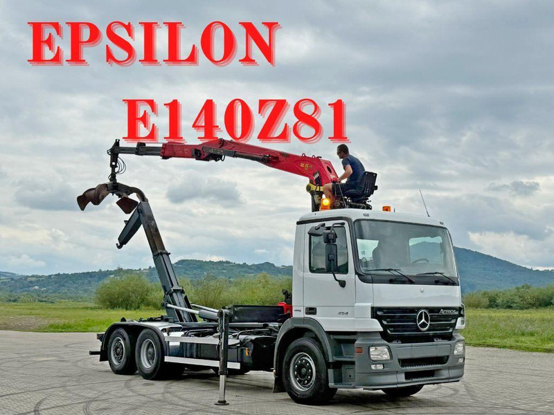 Mercedes-Benz ACTROS 2541 ABROLLKIPPER EPSILON E140Z81 TOP - Hook lift, Truk derek: gambar 1 Mercedes-Benz ACTROS 2541 ABROLLKIPPER EPSILON E140Z81 TOP - Hook lift, Truk derek: gambar 1