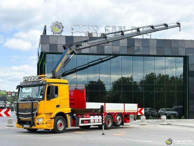Mercedes-Benz ACTROS 2543 6x2 PalfingerPK 26002 EH Crane - Truk flatbed, Truk derek: gambar 4 Mercedes-Benz ACTROS 2543 6x2 PalfingerPK 26002 EH Crane - Truk flatbed, Truk derek: gambar 4