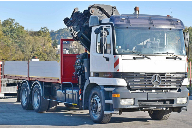 Mercedes-Benz ACTROS 2635 Pritsche - Truk flatbed, Truk derek: gambar 3 Mercedes-Benz ACTROS 2635 Pritsche - Truk flatbed, Truk derek: gambar 3