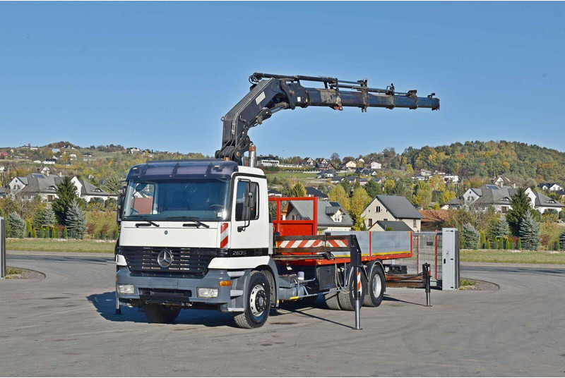 Mercedes-Benz ACTROS 2635 Pritsche - Truk flatbed, Truk derek: gambar 2 Mercedes-Benz ACTROS 2635 Pritsche - Truk flatbed, Truk derek: gambar 2