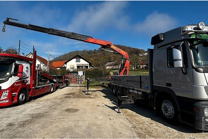 Mercedes-Benz ACTROS 2641 6x2 Crane PALFINGER PK 36002 - Truk flatbed, Truk derek: gambar 4 Mercedes-Benz ACTROS 2641 6x2 Crane PALFINGER PK 36002 - Truk flatbed, Truk derek: gambar 4