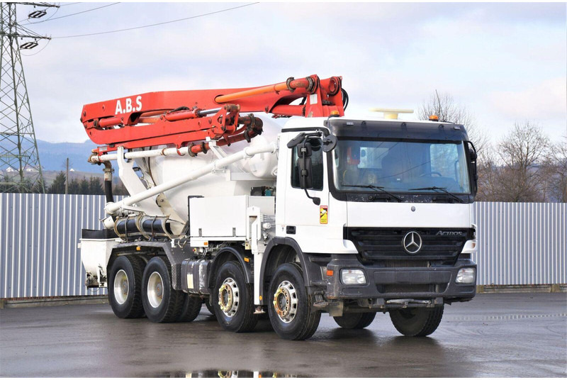 Mercedes-Benz ACTROS 3241* Betonpumpe 21m *8x4 * Top Zustand - Truk pompa beton: gambar 1 Mercedes-Benz ACTROS 3241* Betonpumpe 21m *8x4 * Top Zustand - Truk pompa beton: gambar 1