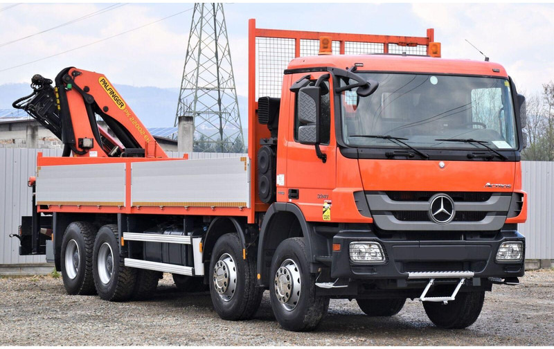 Mercedes-Benz ACTROS 3241 - Truk flatbed, Truk derek: gambar 4 Mercedes-Benz ACTROS 3241 - Truk flatbed, Truk derek: gambar 4