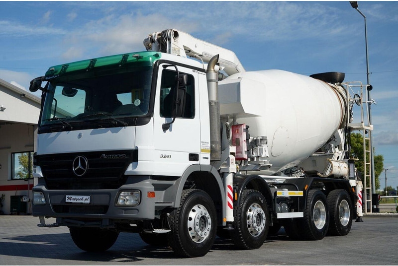 Mercedes-Benz ACTROS 3241 / POMPOGRUSZKA / 8X4 / BETONIARKA + POMPA SERMAC 3Z2 - Truk pengaduk beton: gambar 3 Mercedes-Benz ACTROS 3241 / POMPOGRUSZKA / 8X4 / BETONIARKA + POMPA SERMAC 3Z2 - Truk pengaduk beton: gambar 3