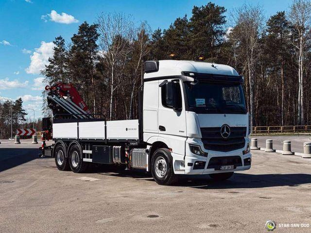 Mercedes-Benz ACTROS 3351 NEW 6x4 Fassi F485 Crane - Truk flatbed, Truk derek: gambar 4 Mercedes-Benz ACTROS 3351 NEW 6x4 Fassi F485 Crane - Truk flatbed, Truk derek: gambar 4