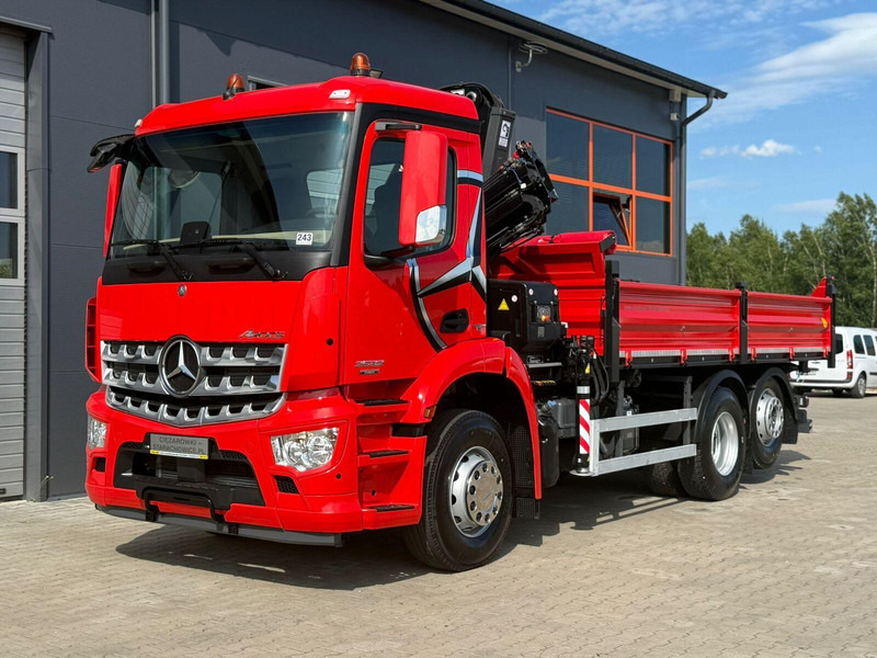 Mercedes-Benz AROCS 2532 // E6 // wywrotka 3-Stronna + HIAB HIDUO 158 B-2 // 6 - Truk jungkit, Truk derek: gambar 4 Mercedes-Benz AROCS 2532 // E6 // wywrotka 3-Stronna + HIAB HIDUO 158 B-2 // 6 - Truk jungkit, Truk derek: gambar 4