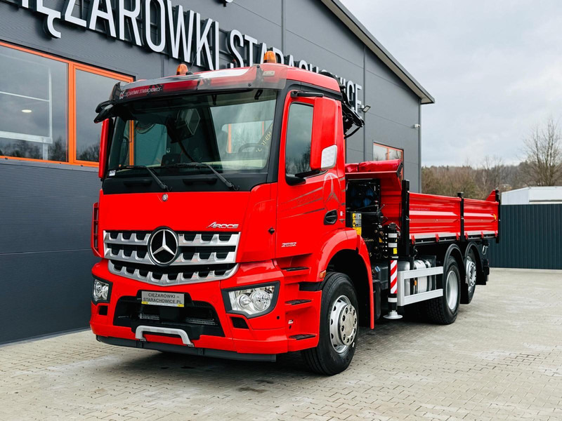 Mercedes-Benz AROCS 2532 // E6 // wywrotka 3-Stronna + PALFINGER PK 14001-EH / - Truk jungkit, Truk derek: gambar 2 Mercedes-Benz AROCS 2532 // E6 // wywrotka 3-Stronna + PALFINGER PK 14001-EH / - Truk jungkit, Truk derek: gambar 2