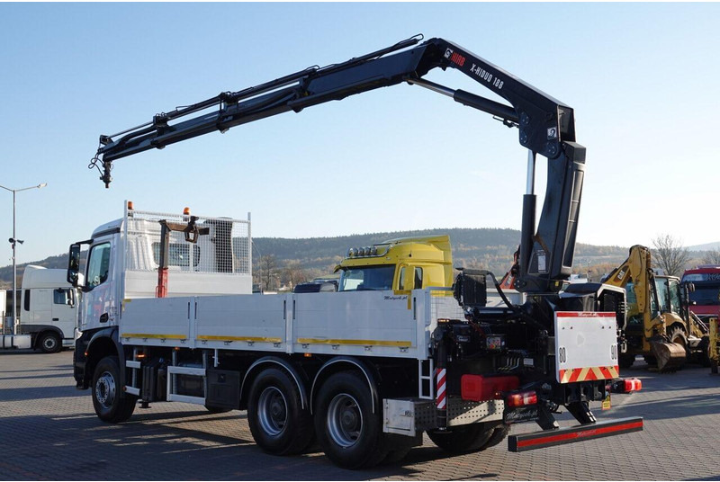 Mercedes-Benz AROCS 2633 / 6x4 / SKRZYNIOWY - 6,5 M / HDS HIAB 188 b-3 wysów: - Truk flatbed, Truk derek: gambar 3 Mercedes-Benz AROCS 2633 / 6x4 / SKRZYNIOWY - 6,5 M / HDS HIAB 188 b-3 wysów: - Truk flatbed, Truk derek: gambar 3