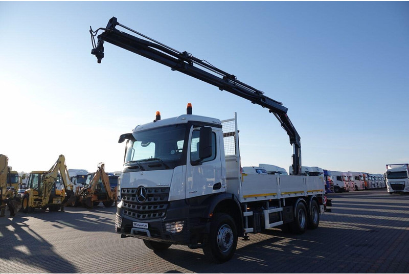 Mercedes-Benz AROCS 2633 / 6x4 / SKRZYNIOWY - 6,5 M / HDS HIAB 188 b-3 wysów: - Truk flatbed, Truk derek: gambar 2 Mercedes-Benz AROCS 2633 / 6x4 / SKRZYNIOWY - 6,5 M / HDS HIAB 188 b-3 wysów: - Truk flatbed, Truk derek: gambar 2