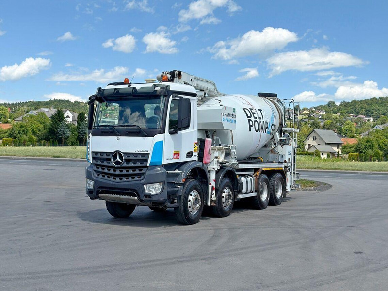 Mercedes-Benz AROCS 3743 * Betonpumpe + FUNK * 8x4 * TOP - Truk pengaduk beton: gambar 2 Mercedes-Benz AROCS 3743 * Betonpumpe + FUNK * 8x4 * TOP - Truk pengaduk beton: gambar 2
