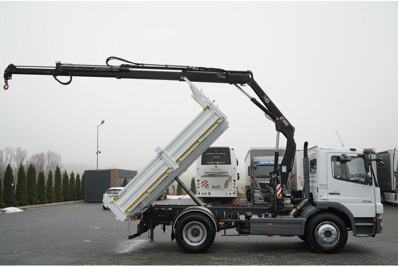 Mercedes-Benz ATEGO 1218 / 4x2 / WYWROTKA + HDS HIAB 0088 BS-3 / PILOT /MANU - Truk jungkit, Truk derek: gambar 5 Mercedes-Benz ATEGO 1218 / 4x2 / WYWROTKA + HDS HIAB 0088 BS-3 / PILOT /MANU - Truk jungkit, Truk derek: gambar 5