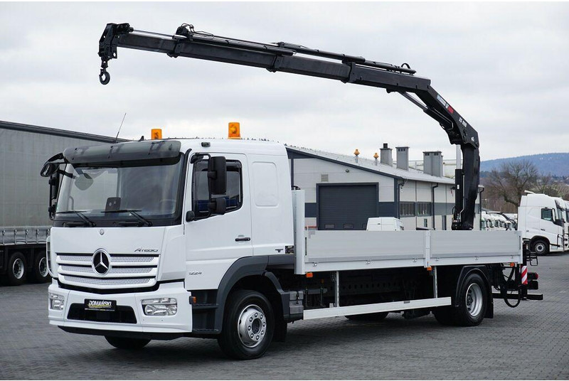 Mercedes-Benz ATEGO / 1224 / ACC / SKRZYNIOWY + HDS / HIAB 099 B - 3 DUO - Truk flatbed, Truk derek: gambar 2 Mercedes-Benz ATEGO / 1224 / ACC / SKRZYNIOWY + HDS / HIAB 099 B - 3 DUO - Truk flatbed, Truk derek: gambar 2