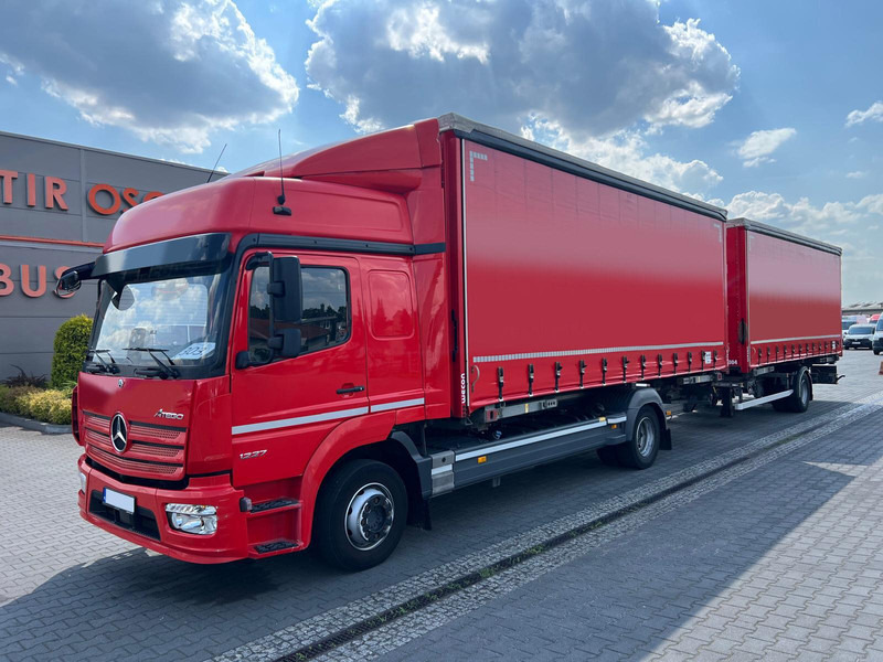 Mercedes-Benz ATEGO 1227 BDF WECHSELFAHRGESTELL CURTAIN PLANE TRAILER 1.HAND - Truk dengan terpal samping: gambar 2 Mercedes-Benz ATEGO 1227 BDF WECHSELFAHRGESTELL CURTAIN PLANE TRAILER 1.HAND - Truk dengan terpal samping: gambar 2