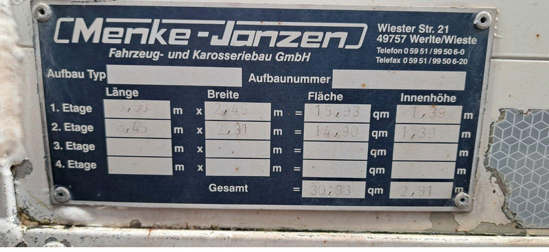 Truk pengangkut hewan Mercedes-Benz Actros 1851: gambar 15 Truk pengangkut hewan Mercedes-Benz Actros 1851: gambar 15