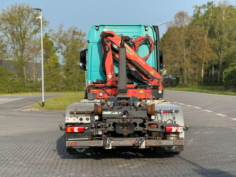 Mercedes-Benz Actros 2540 6x2 Abrollkipper Kran PK 11001 - Truk flatbed, Truk derek: gambar 3 Mercedes-Benz Actros 2540 6x2 Abrollkipper Kran PK 11001 - Truk flatbed, Truk derek: gambar 3