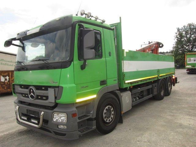Mercedes-Benz Actros 2541 mit Atlas -Kran - Truk flatbed, Truk derek: gambar 2 Mercedes-Benz Actros 2541 mit Atlas -Kran - Truk flatbed, Truk derek: gambar 2